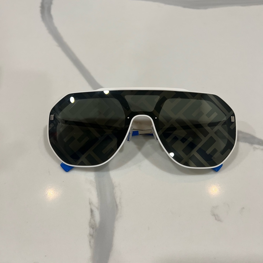 Fendi Black and White Sunglasses